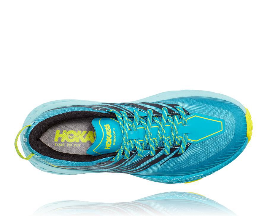 Hoka One One Trainers Womens Turquoise - Speedgoat 4 - 72953ENBD